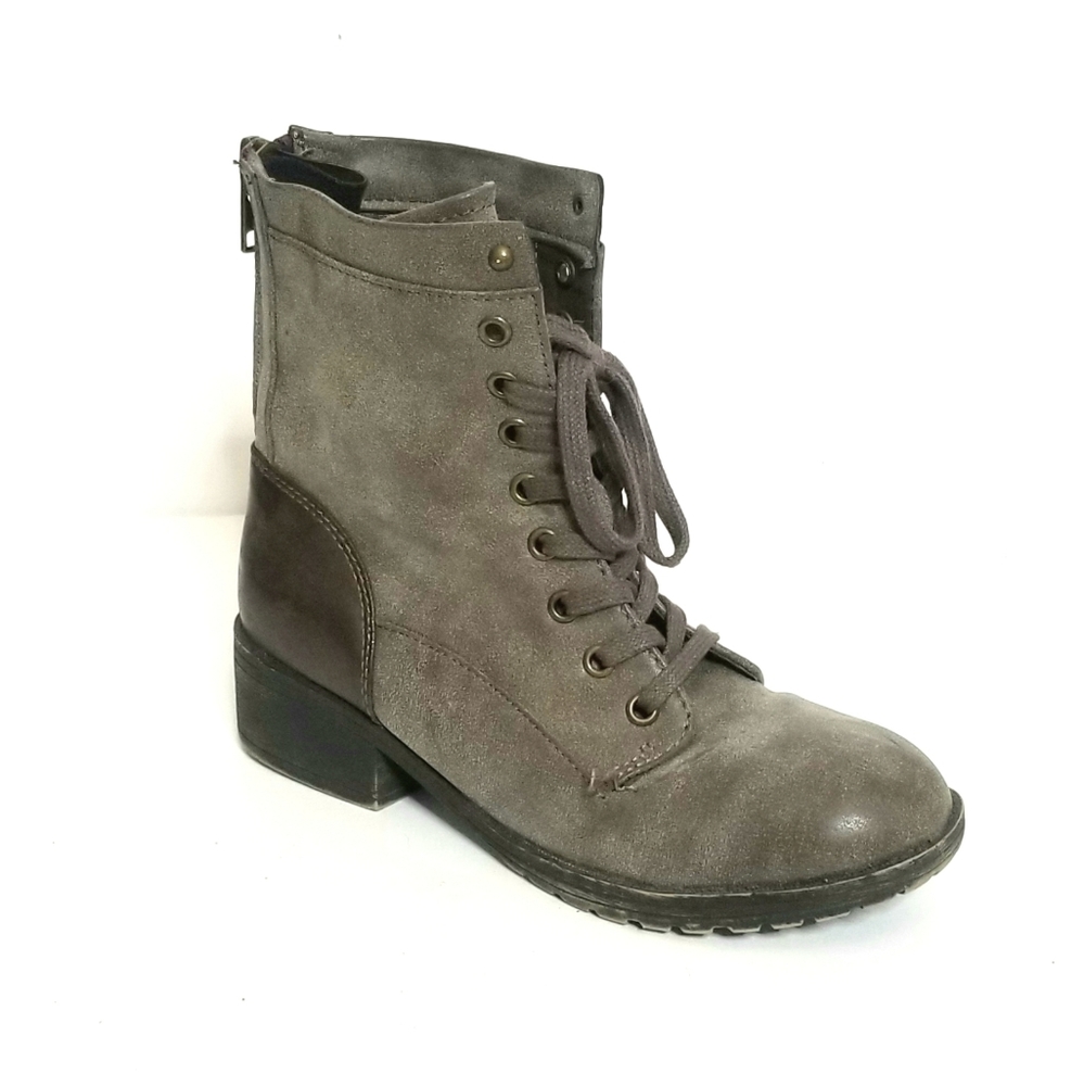 Madden Girl Mistley Lace Up Boots - Picture 1 of 9